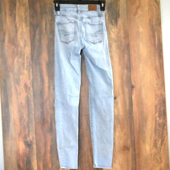 American Eagle Next Level Stretch Hi Rise Jegging Jeans 000 - Picture 6 of 10